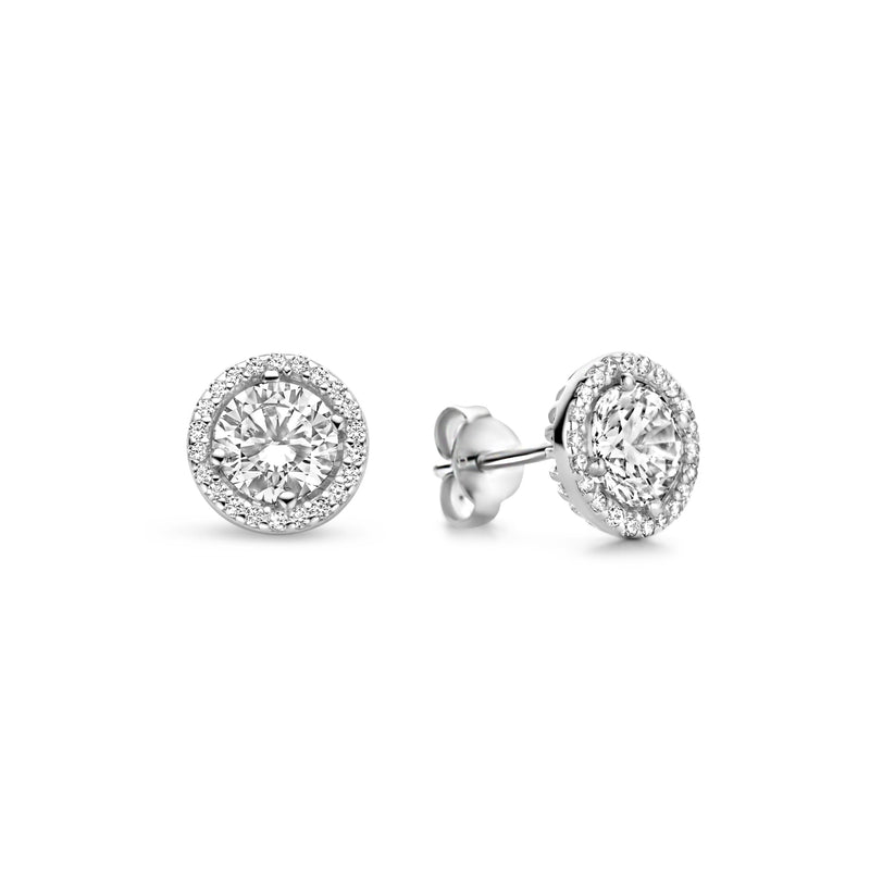 Parte Di Me Ponte Vecchio Dalia 925 sterling Silver Ear Studs PDM36005-zoom-