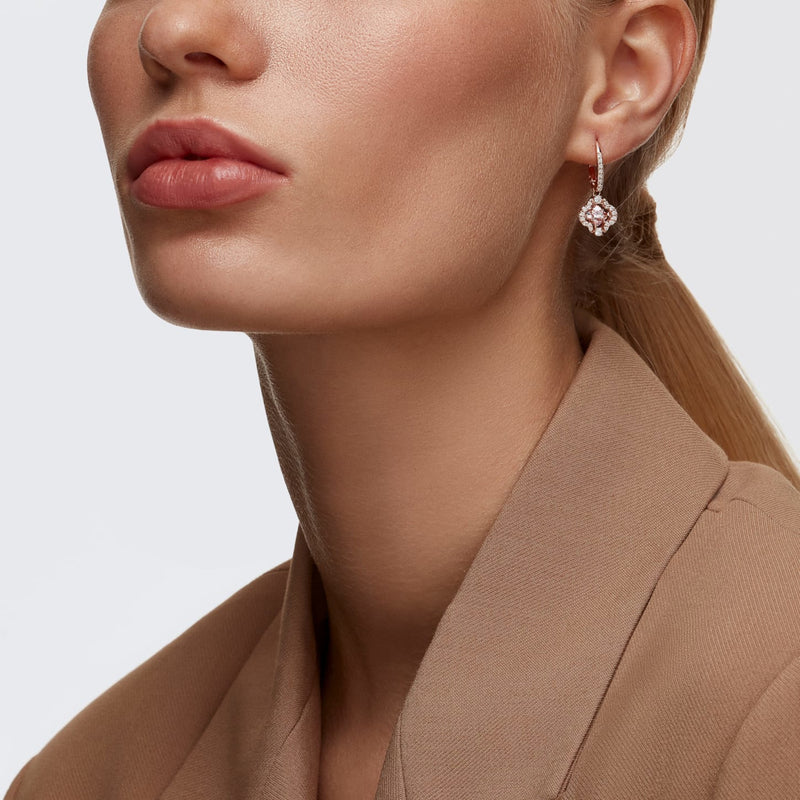 Swarovski Sparkling Rose gold Ear Stud 5516477-zoom-
