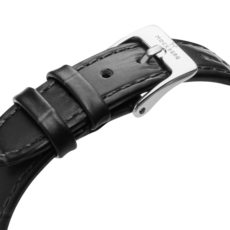 Mockberg Timeless Black Leather Women's Watch MB0246-zoom-