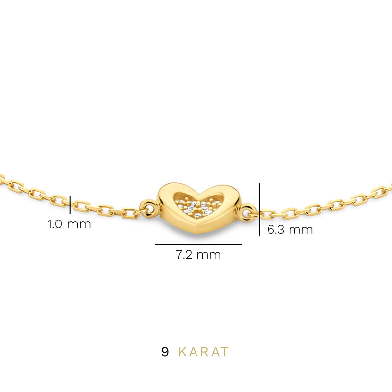 Beloro Jewels Monte Napoleone Gionna 9 carat gold Bracelet BO320031-zoom-