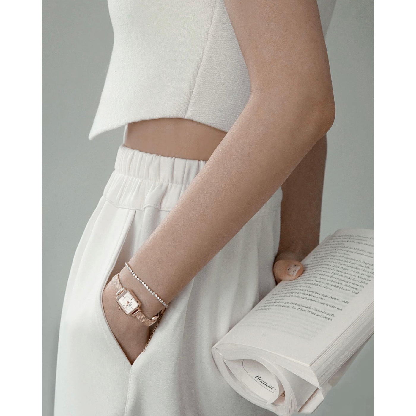 Daniel Wellington Quadro Rose gold Watch DW00100651