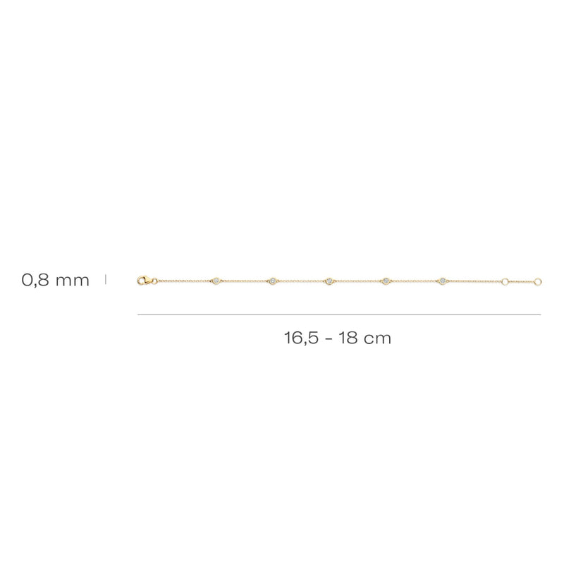 Blush 14 karat gold Bracelet 2237YZI-zoom-