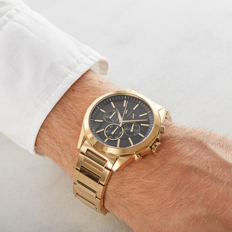 Armani Exchange Drexler Gold Watch AX2611-zoom-