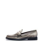 Isabel Bernard Vendôme Blandine cream spazzolato leather loafers IB51015-638-39