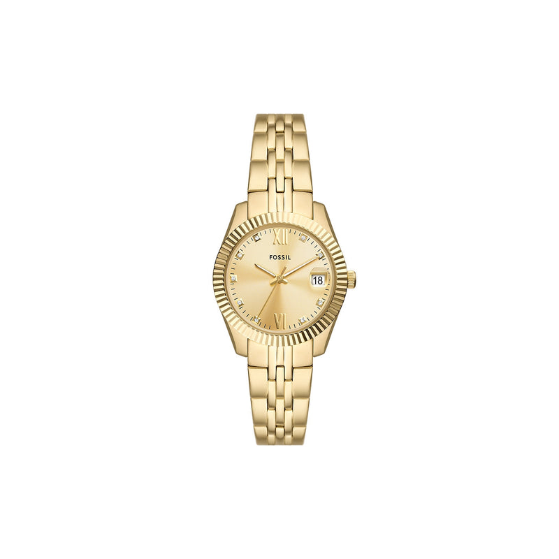 Fossil Scarlette Gold Watch ES5338-zoom-
