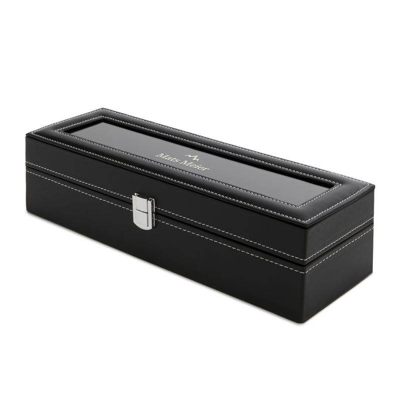 Mats Meier Mont Fort Black Watchbox voor 6 Watchs-zoom-