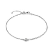 Isabel Bernard De La Paix Inaya 14 Carat Whitegold Bracelet | diamond 0.02 ct | IBD320010
