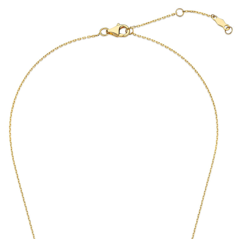 Isabel Bernard De la Paix Céline 14 Carat Golden Necklace | diamond 0.05 ct | IBD350001-zoom-
