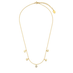 Violet Hamden Luna 925 Sterling Silver Gold Plated Necklace VH340040