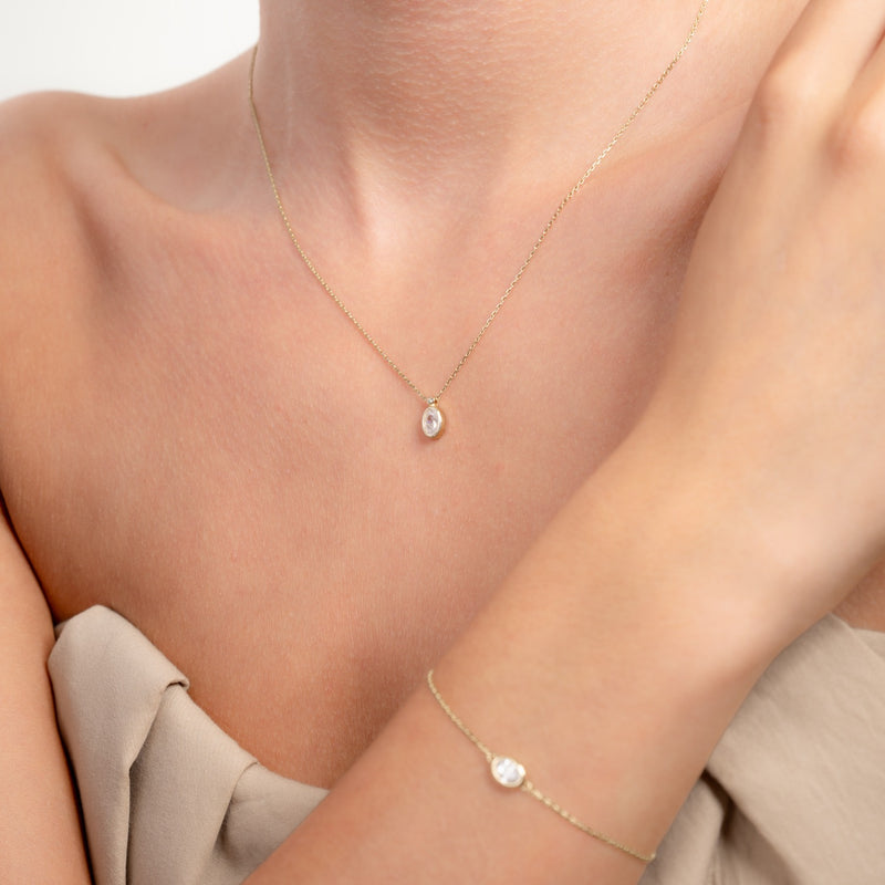 Isabel Bernard Le Marais Sophie 14 Karat Gold Necklace IB340173-zoom-
