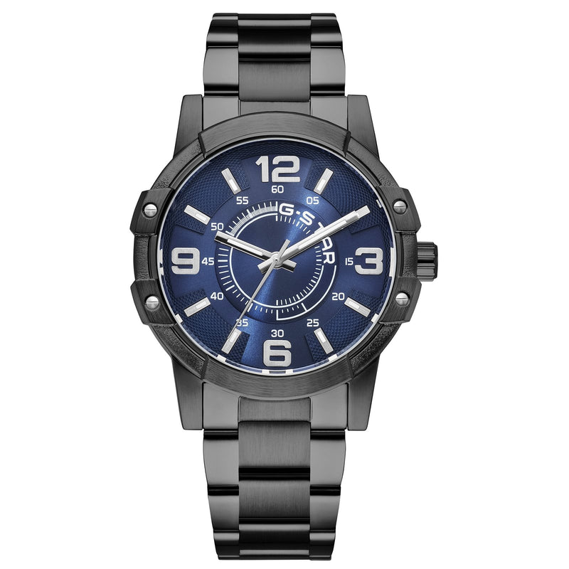 G-STAR Constructed Black Steel Men's Watch GSW.506.09-zoom-