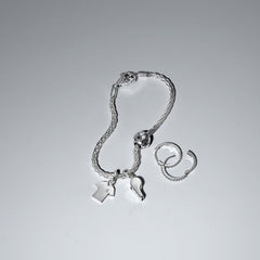 Pandora Moments 925 Sterling Silver Cubic Zirconia Referee Whistle Dangle Charm 794713C01