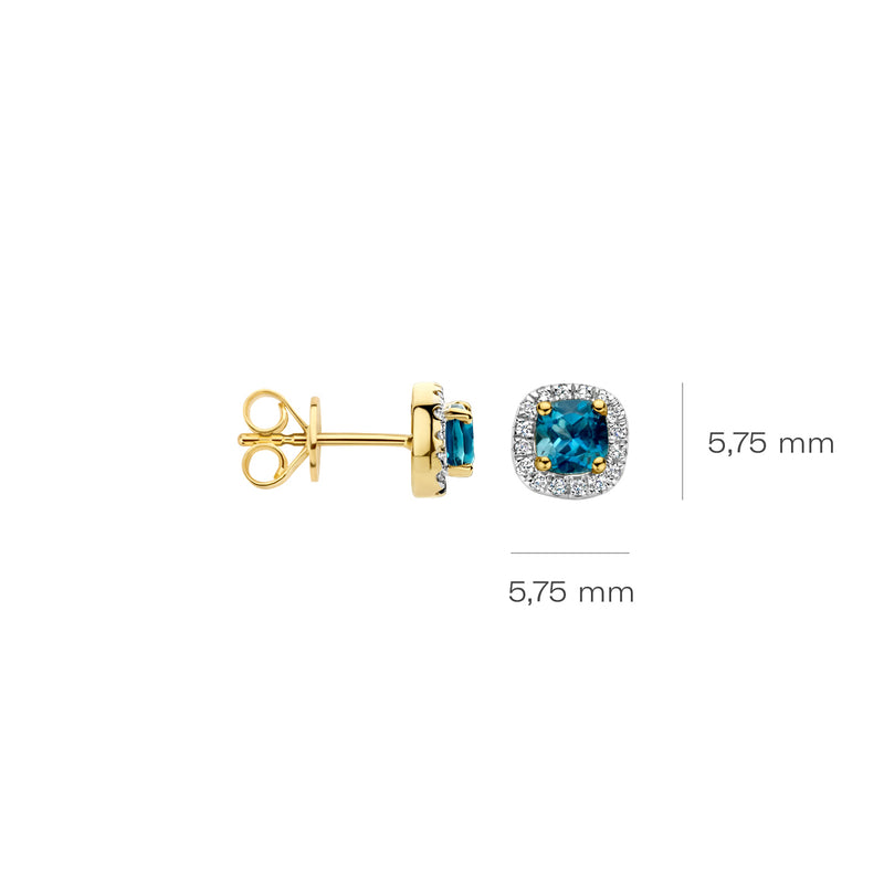 Blush 14 karat gold Ear Stud 7629YDL-zoom-