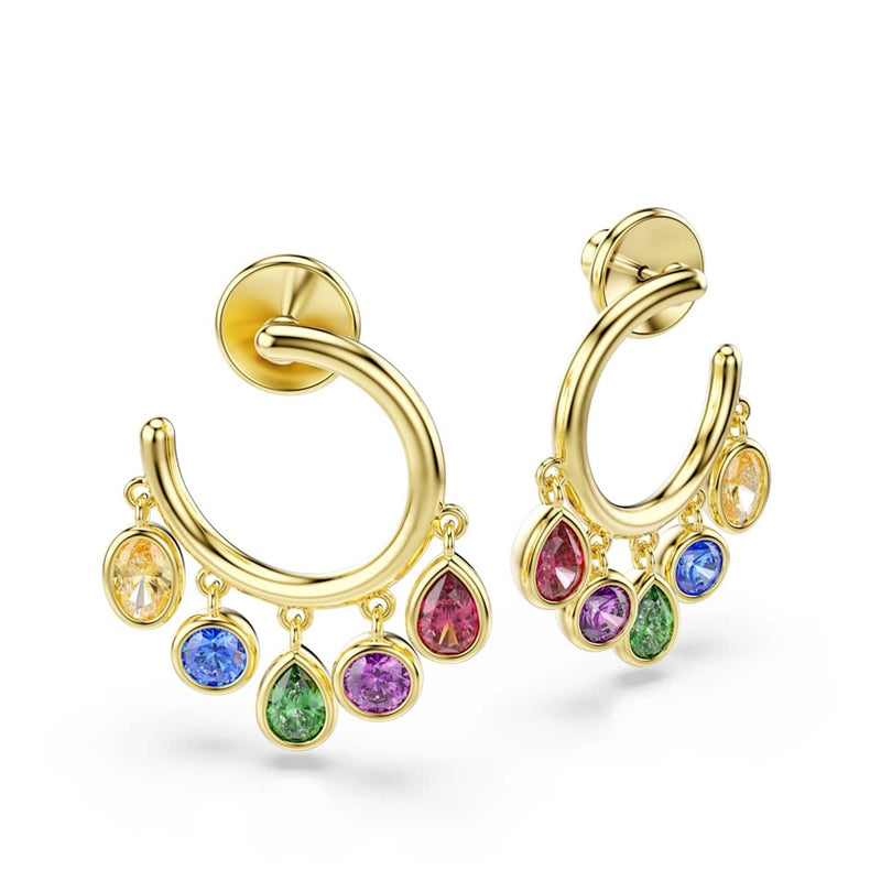 Swarovski Imber Organic Gold-Tone Multicolour Earrings 5753263-zoom-