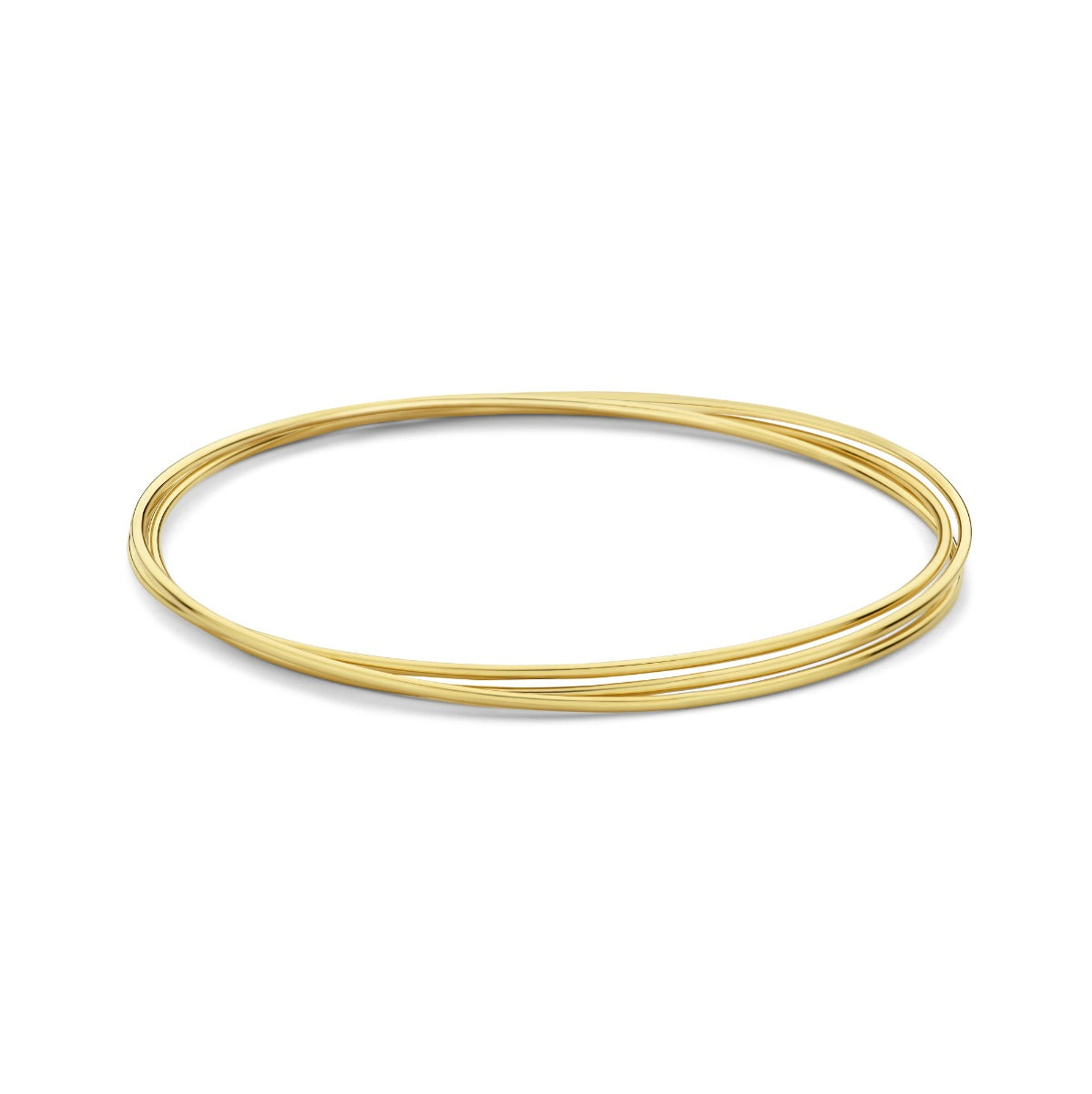 Isabel Bernard Cour d'Honneur Adora 14 Carat Golden Bangle Set IB320110