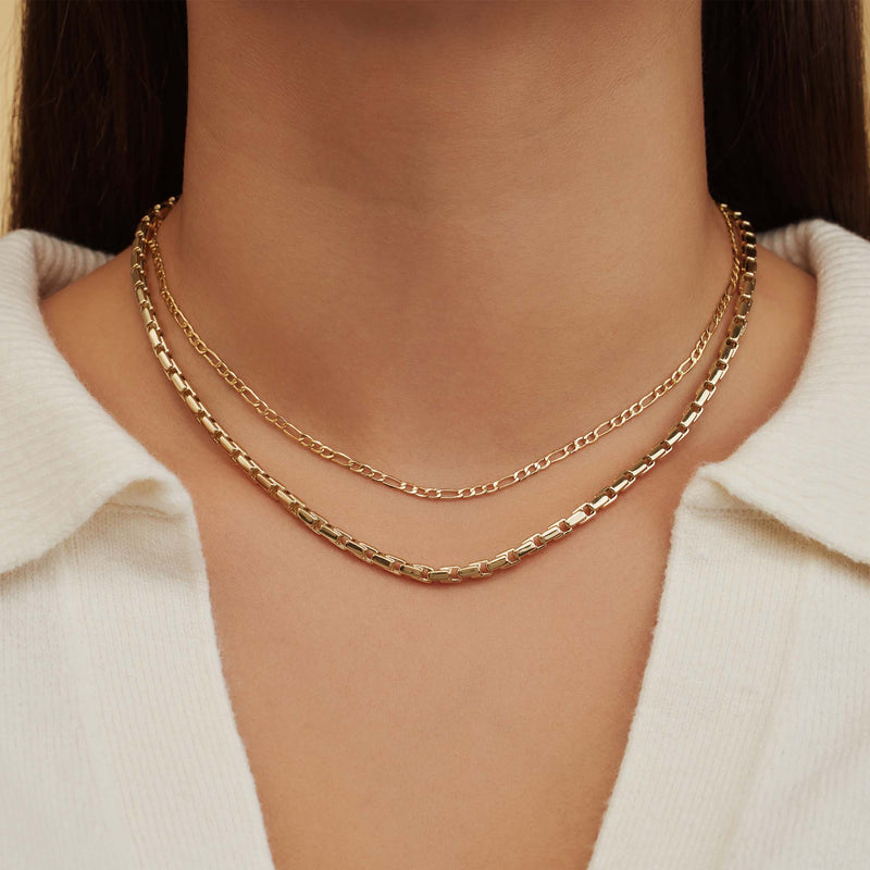 Isabel Bernard Aidee Gigi 14 Carat Golden Necklace IB340108-zoom-
