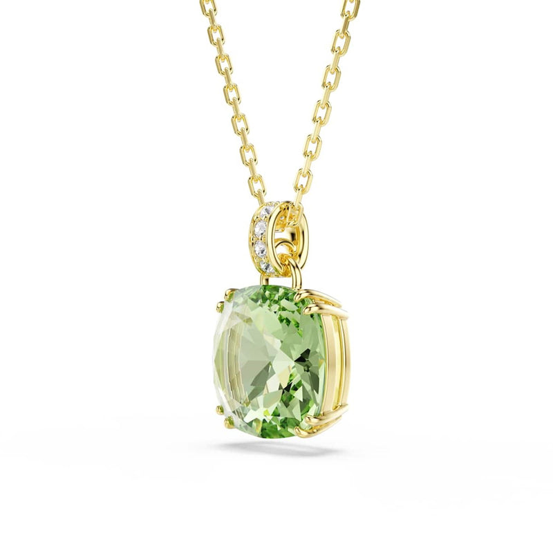 Swarovski Millenia Gold-Tone Necklace with Green Pendant 5764821-zoom-