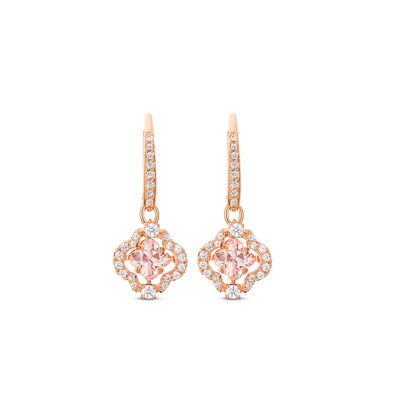 Swarovski Sparkling Rose gold Ear Stud 5516477-zoom-