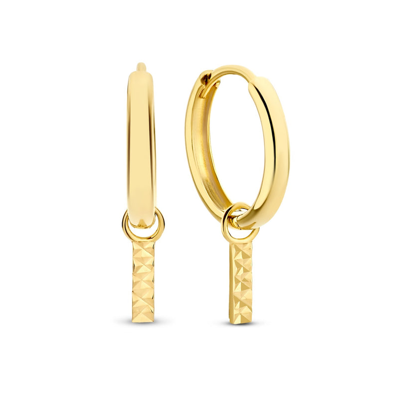 Isabel Bernard Cadeau d´Isabel 14 Carat Golden Earrings Set IB90133-zoom-