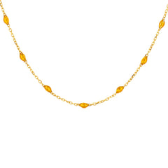 Blush 14 karat gold Necklace 3162YRC