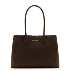Isabel Bernard Honoré Cloe brown calfskin leather handbag IB25091
