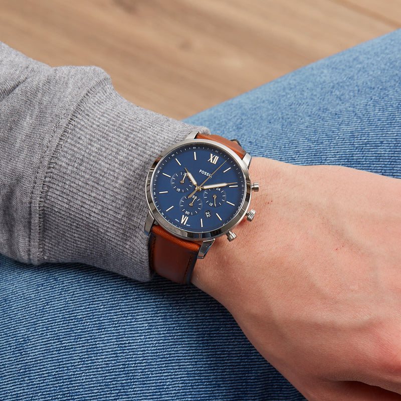 Fossil Neutra Chrono Brown Watch FS5453-zoom-