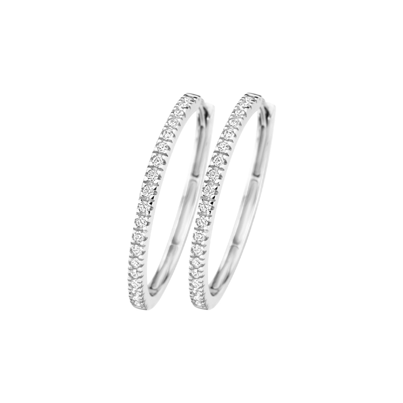Blush 14 karat white gold Earrings 7306WZI