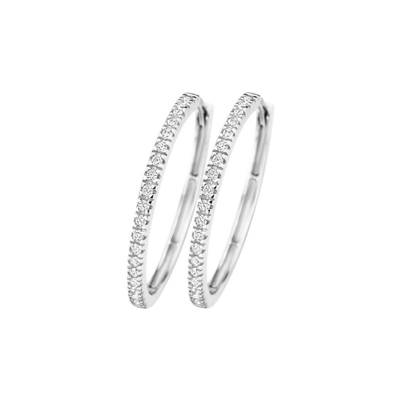Blush 14 karat white gold Earrings 7306WZI-zoom-