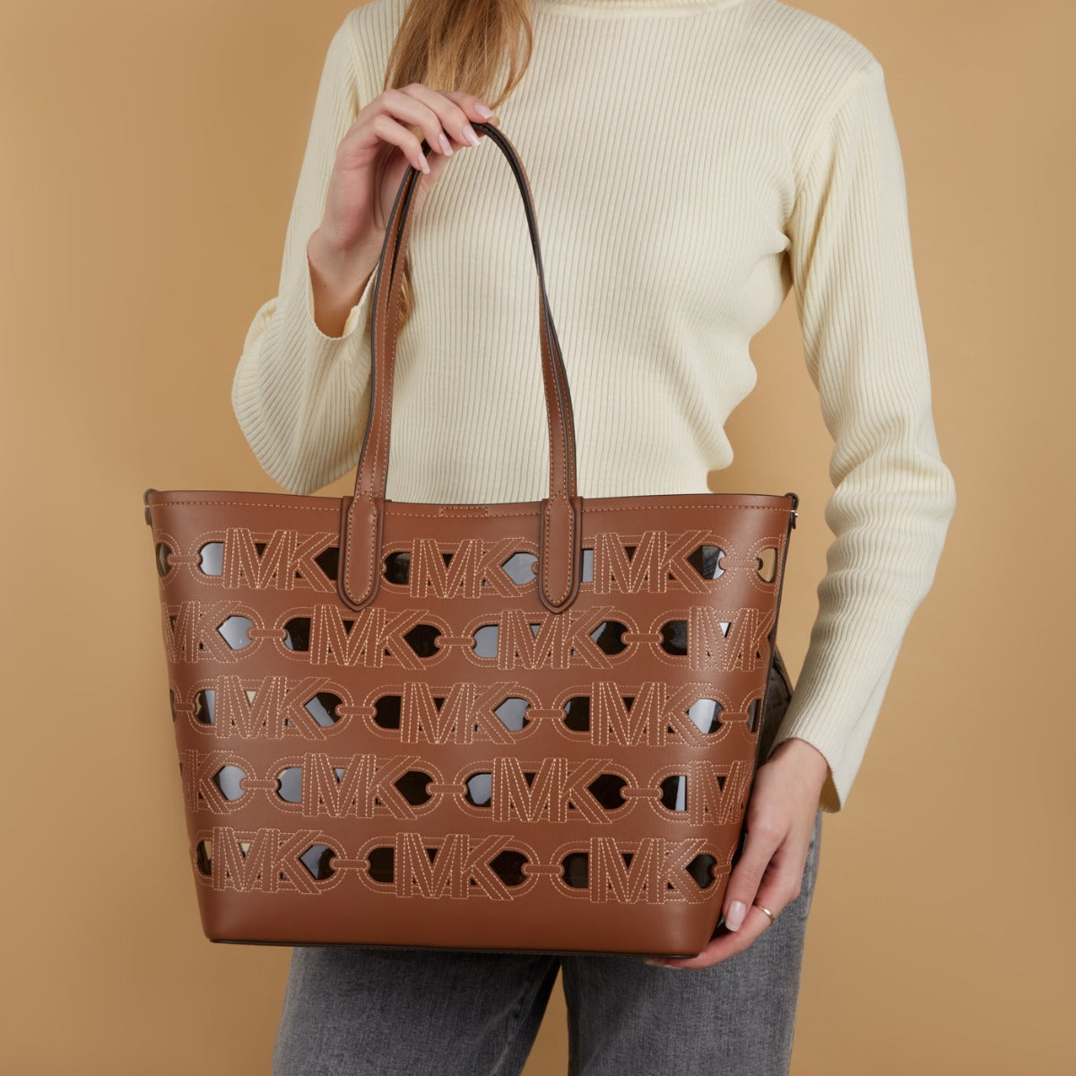 Michael Kors Eliza Brown Shopper 30S4SZAT7P-230