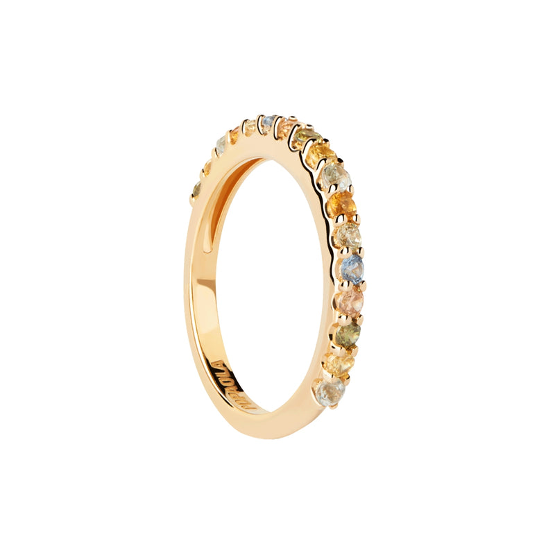 P D Paola Color 18 karat gold plated Ring AN01-C07-10-zoom-