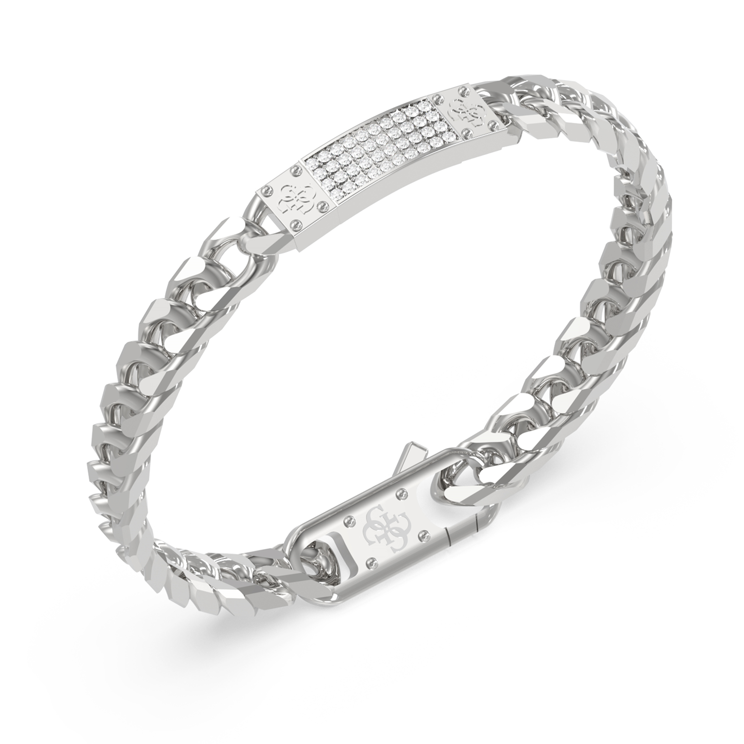 4G Frontiers Silver With Crystal Bracelet JUMB06031JWSTS
