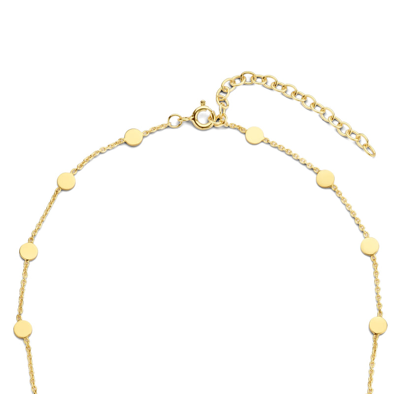 Violet Hamden 925 Sterling Silver Gold-coloured Choker VH15001-zoom-