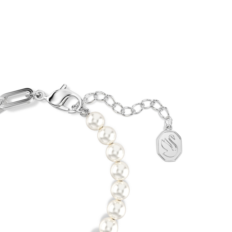 Swarovski Black & White Swan Silver Coloured Bracelet 5705720-zoom-