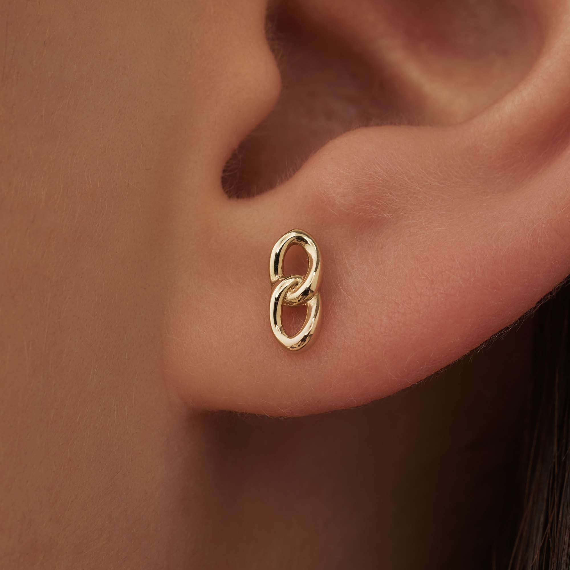 Isabel Bernard Le Marais Règine 14 Carat Golden Ear Studs IB360218