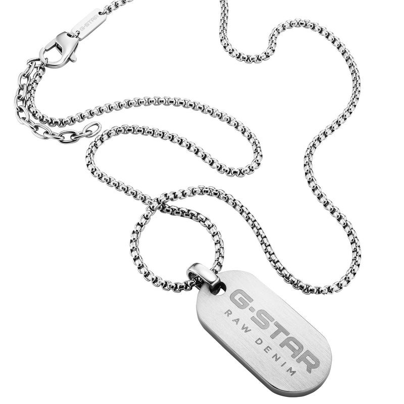 G-STAR ZipPoint Silver Link Necklace GSJ.104.01-zoom-