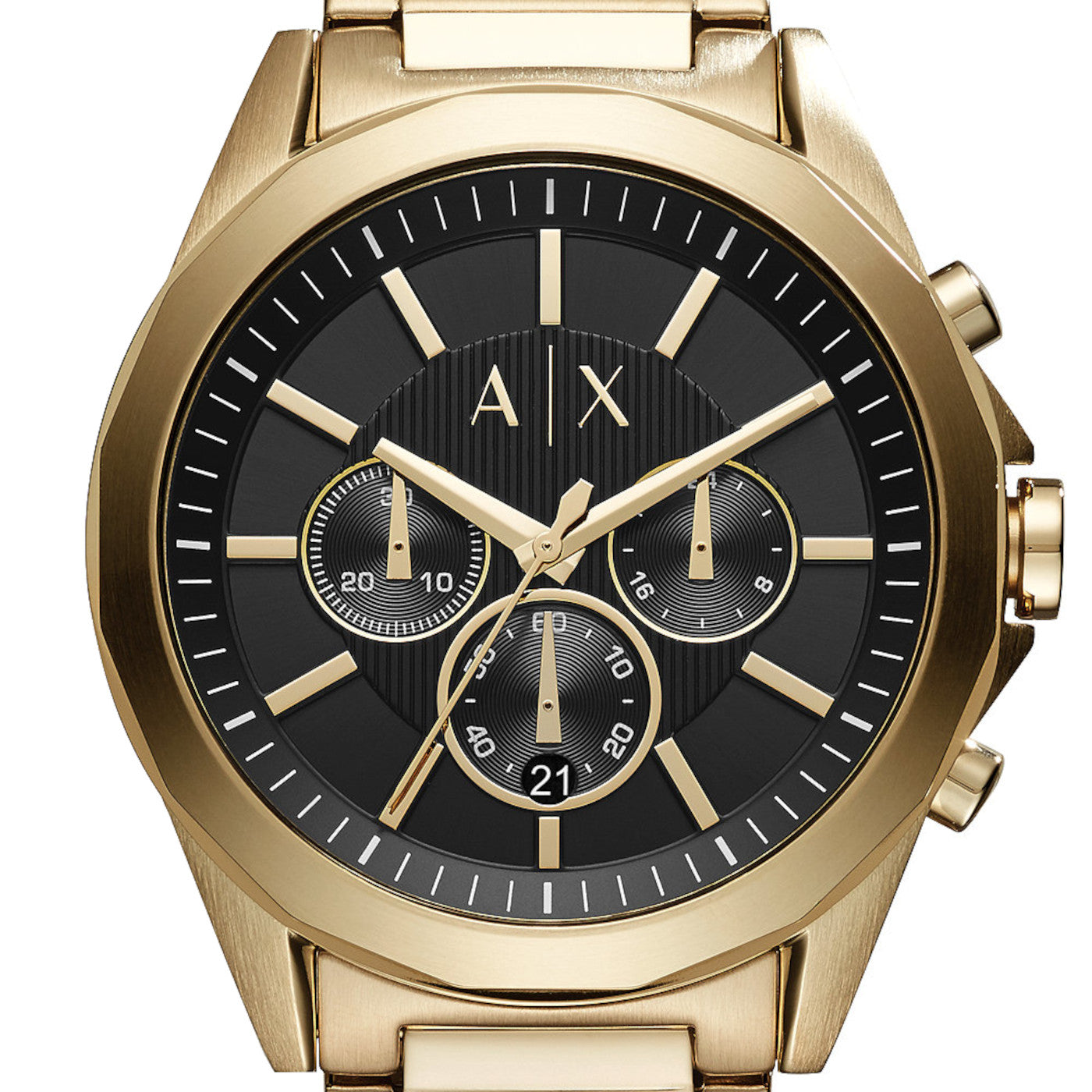 Armani Exchange Drexler Gold Stainless steel Watch AX2611