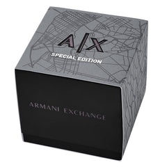 Armani Exchange Sync Round Black Dial Watch AX4295