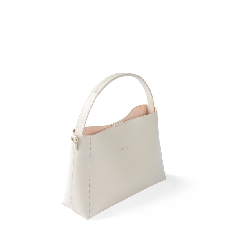 Isabel Bernard Montmartre Béatrice creme vegetable tanned leather handbag IB25095-370-zoom-