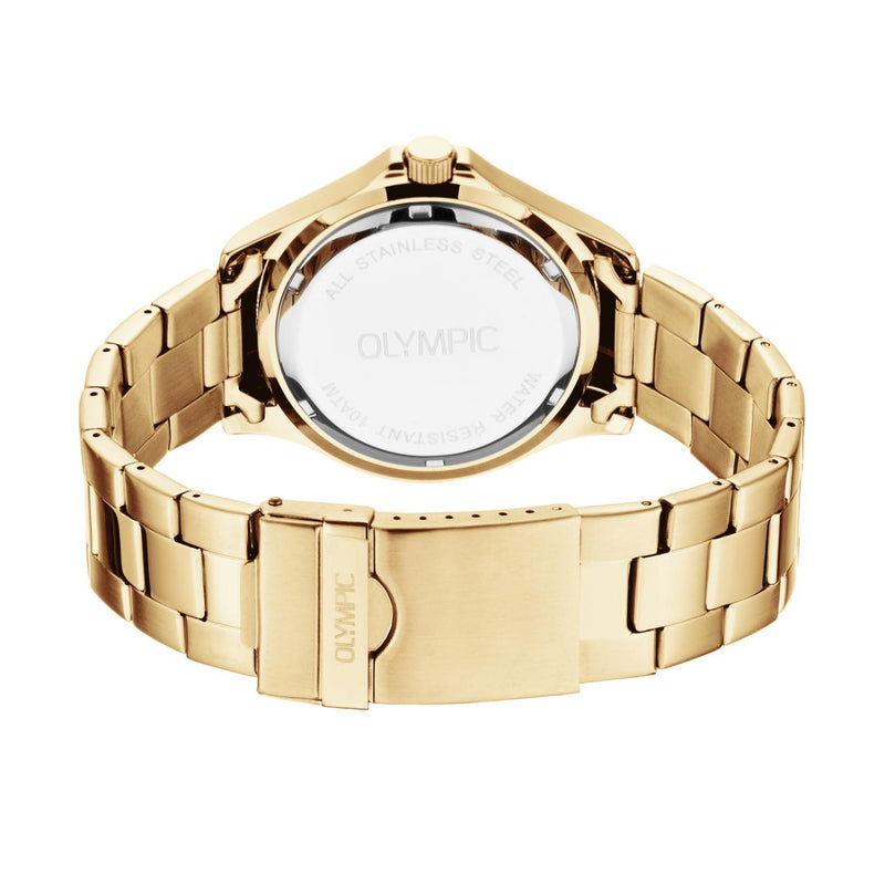 Olympic Jeffrey Gold Watch OL89HDD001-zoom-