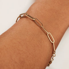 Isabel Bernard Aidee Odile 14 Carat Golden Chain bracelet IB320138
