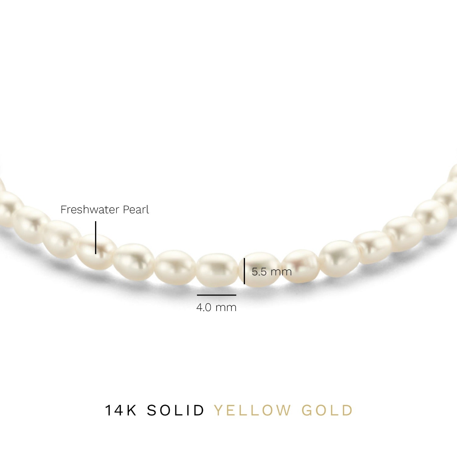 Isabel Bernard Cadeau d'Isabel 14 karat gold necklace and bracelet gift set with freshwater pearls IB90174