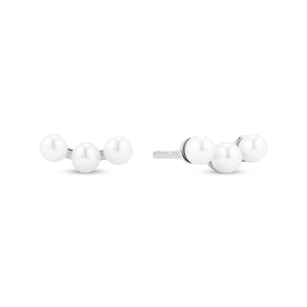 Sif Jakobs 925 Sterling Silver Perla Tre Earrings SJ-E2733-P