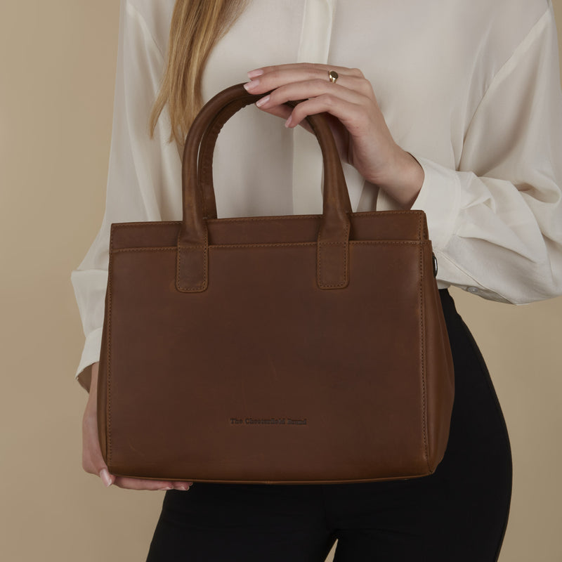 The Chesterfield Brand Cognac Handbag C48.127431-zoom-