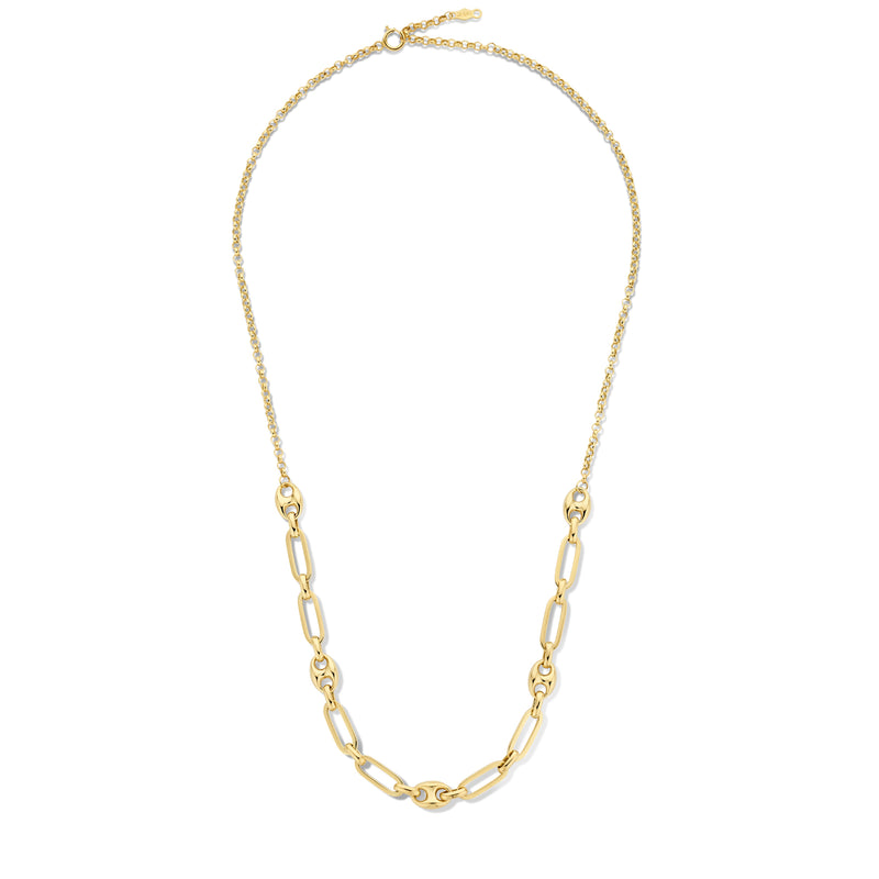 Isabel Bernard Aidee Demie 14 Carat Golden Necklace IB340117-zoom-