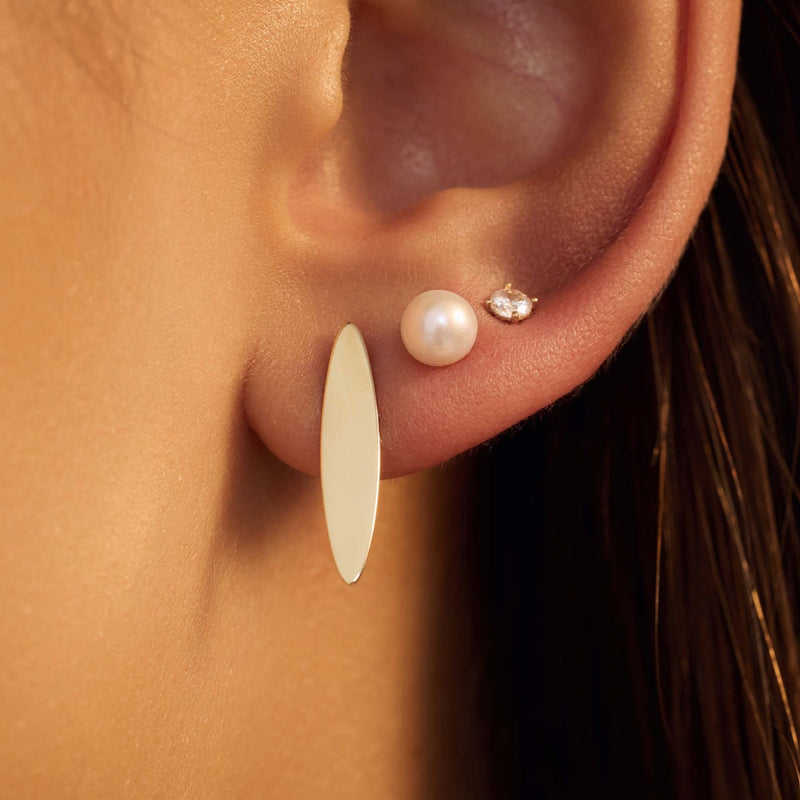 Beloro Jewels La Rinascente Donetta 9 carat gold Ear Studs BO360051-zoom-