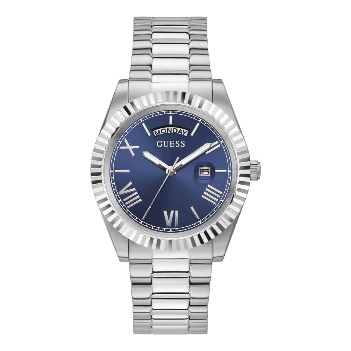 GUESS Connoisseur Silver Watch GW0265G7