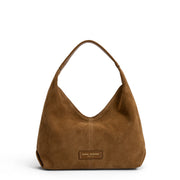 Isabel Bernard Honoré Grace mini brown suede handbag  IB21132-130