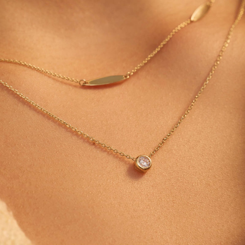 Beloro Jewels Monte Napoleone Lucilla 9 carat gold Necklace BO340010-zoom-