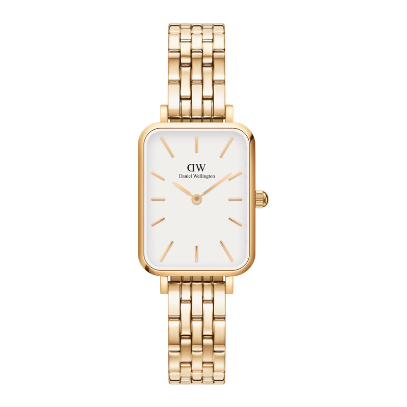 Daniel Wellington Quadro Link Gold Watch DW00100622-zoom-