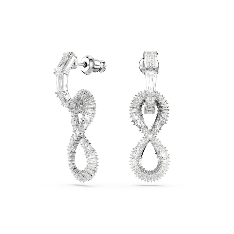 Swarovski Hyperbola Silver Drop Earrings 5679793-zoom-